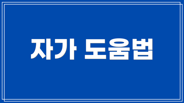 자가 도움법