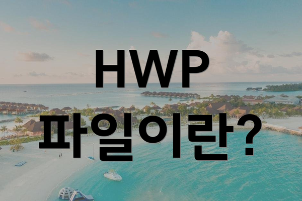 HWP 파일이란?