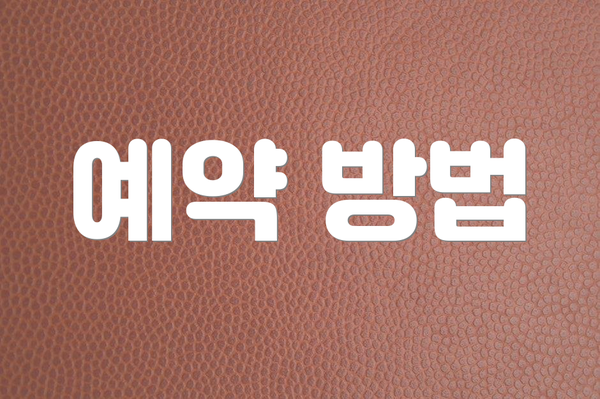 예약 방법