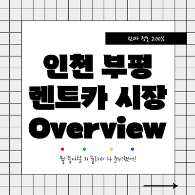인천 부평 렌트카 시장 Overview