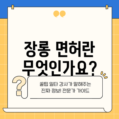 장롱 면허란 무엇인가요?