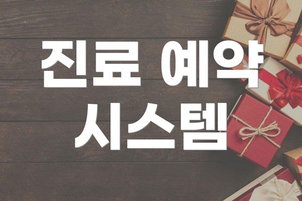 진료 예약 시스템