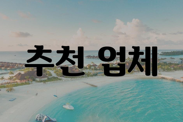 추천 업체
