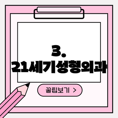 3. 21세기성형외과