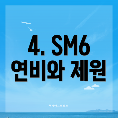 4. SM6 연비와 제원