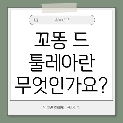 꼬똥 드 툴레아란 무엇인가요?