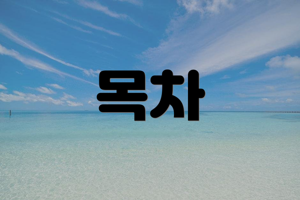 목차