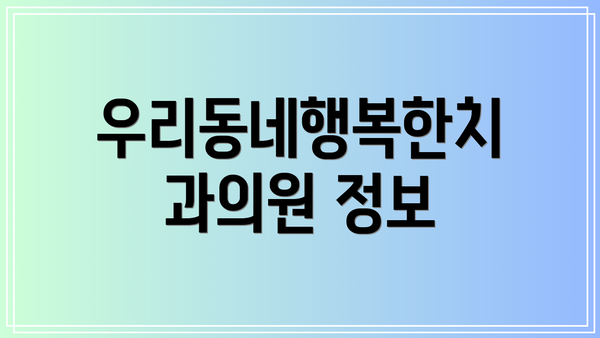 우리동네행복한치과의원 정보