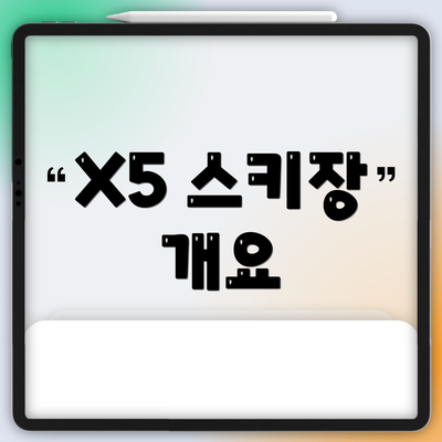 X5 스키장 개요